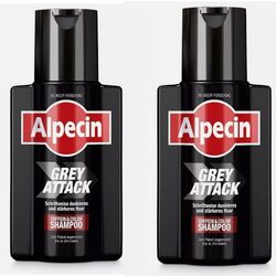 2x 200ml Alpecin GREY ATTACK Coffein & Color Shampoo 200 ml