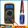 DIGITAL MULTIMETER MESSGERÄT AC-DC STROM STROMMESSER VOLTMETER SPANNUNGSPRÜFER