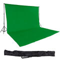 Teleskop Fotostudio Komplettset Hintergrundsystem inkl. Hintergrund 6x3 m