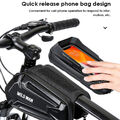 ROCKBROS Rahmentasche Fahrradtasche Handyhalterung Wasserdicht 6.7'' Handytasche