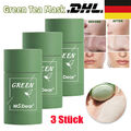 3x Green Tea Purifying Clay Stick Mask Anti-Acne Oil Control Tiefenreinigung DE