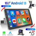 1 DIN 10.1 Zoll Android 13 Autoradio mit Kamera Apple Carplay GPS NAVI WIFI DAB+
