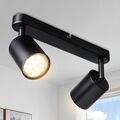 LED Deckenspot Deckenlampe Strahler Flur Leuchte schwenkbar Wohnzimmer 2-flammig