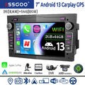 64G Android 13 Autoradio CarPlay DVR Für Opel Corsa C D Astra H Vivaro Meriva A