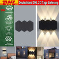 12W Cube Würfel LED Wand Leuchte Lampe Up Down für außen/innen wasserdicht 3000K