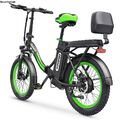 750W 48V Faltbares Elektrofahrrad  13AH Urban E-Bike Fat Tire 20 Zoll Citybike