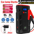 Auto KFZ Starthilfe Jump Starter 27000mAh schnelles Ladegerät Booster Powerbank