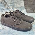 Vans Herren Größe UK9 US10 EU 43 Old School Skateschuhe All Black - Guter Zustand