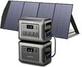 ALLPOWERS Tragbare Powerstation R1500 mit Zusatzakku B1000 mit 200W Solarpanel