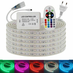 LED Streifen Strip Lichtleiste 3014 5050 2835 Stripe Band Leiste Lichtband 230V