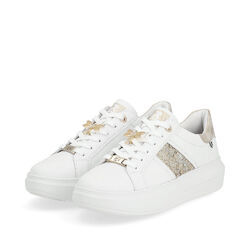 Rieker "R-EVOLUTION" Damen Echtleder Sneaker weiss 