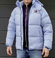 Tommy Jeans Daunenjacke Winterjacke Alaska Puffer Jacket Herren Jacke Blau Neu