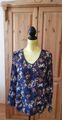 Kaffe Tunika Bluse Shirt  Gr  40  oder L, Mod. , mit Blumen, Tolles Muster! 