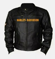 Harley Davidson Herren Motorrad Vintage Biker 100% Echt Rindsleder Lederjacke