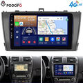 4+64GB Android 13 Autoradio Carplay GPS Navi 9" für Toyota Avensis T27 2009-2015