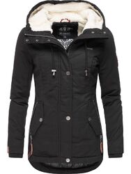 Marikoo Damen Winter Jacke Kurz Mantel Baumwollparka Kapuze Outdoor Herbst Bikoo✔ Gratis Hin- und Rückversand inkl. Paketmarke für DE ✔