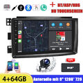 Für Smart Fortwo 451 2005-10 Autoradio DAB+ Android 13 KAM WIFI Carplay RDS 64GB