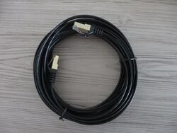 CAT 7 Patchkabel Ethernet RJ45 Netzwerkkabel  LAN Kabel 5 m Flach