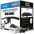 Anhängerkupplung BRINK abnehmbar für OPEL Corsa F Fließheck +E-Satz Kit NEU