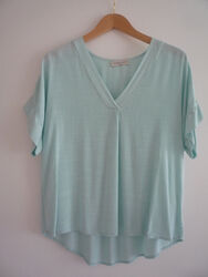 100% Viscose - Bluse Gr. M/L ,mint, -Neu ohne Etikett!