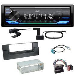 JVC KD-X482DBT Bluetooth Digitalradio Einbauset für BMW 5er E39 ab 10/2000