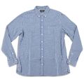 Mango Man Hemd Herren Gr. XXL BTN DWN Slim Fit Shirt Langarm Blau Kariert