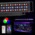 Dimmbar LED RGB Aquarium Beleuchtung APP Vollspektrum Lampe Aufsetzleuchte Licht