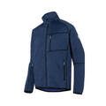 Kübler Sweat Fleecejacke dunkelblau Gr. S - Herren 100% Polyester