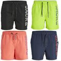 Jack & Jones Herren Badehose Schwimmshorts kurze Shorts Bademode Bermuda NEU