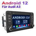 Android 12 32G Autoradio SWC DAB GPS Navi RDS BT EQ USB Für Audi A3 S3 RS3 8P 8V