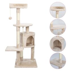 112cm Kratzbaum Katzenbaum Sisal Kletterbaum Katzenkratzbaum Katzen Spielbaum