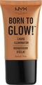 NYX Professional Make-up Born to Glow flüssiges Illuminator, flüssiges Schimmer-Make-up,