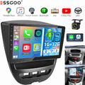 1+32G Android 13 Autoradio CarPlay BT KAM Für Toyota Aygo Citroen C1 Peugeot 107