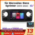 Carplay 8-Kern 6+128G Android 13 Autoradio GPS Navi Für Mercedes-Benz Sprinter