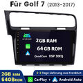 2+64G Android13 Für Golf VII 7 2013-2017 Autoradio Navigation GPS CarPlay DAB BT