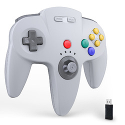 Wireless Switch N64 Controller, mit USB-Empfänger, für Switch Online Win PC iOS