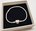 EDLES Armband 925 SILBER Charm Murano Sicherheitskette Pandora Anhänger ZIRKONIA