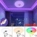 LED RGB Deckenlampe Partylicht mit Bluetooth Lautsprecher Fernbedienung 36W 48W