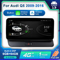 10,25'' Android 13 Autoradio Carplay DAB+ 64GB für Audi Q5 Multimedia 2009-2016