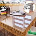 Tischfolie Tischdecke transparent Tischschutz Folie Weich 2mm Tischmatte ANRO 