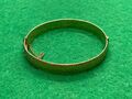 1/5TH 9CT ROLLGOLD ARMBAND VINTAGE SAMMLERSTÜCK 23,4G GRAVUR ARMREIF SCHARNIER