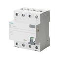 SIEMENS FI-Schutzschalter A 4p 400V 40A 0,03A 4TE REG DIN-Schiene(REG) 10kA 1kA/