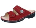 FINN COMFORT Sansibar Damen Pantolette rot chili Nubukleder