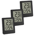 3er Set Digitales Thermo Hygrometer TFA 30.5039.01.03 Luftfeuchte Raumtemperatur