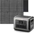 1800W Tragbare Powerstation mit 600W Solarpanel 1152Wh LiFePO4 Akku