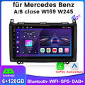 9" Android 13 6+128G Autoradio GPS Für Benz A/B Klasse Sprinter Viano VW Crafter