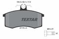 TEXTAR Bremsbelagsatz, Scheibenbremse 2117002 für LADA ZAZ