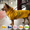 Hunde Reflektierende Regenjacke mit Kapuze Regencape Regenmantel Regendecke/NEU