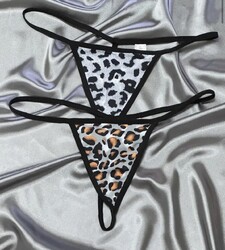 2er Pack Damen Tanga Spitze G-strings mit BH Panty Unterwäsche Slips Gr. M
