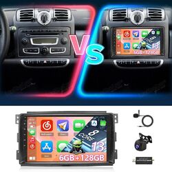 Für Smart Fortwo 451 2005-2010 6+128GB Android 13 Carplay Autoradio GPS DAB+ Kam